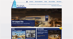 Desktop Screenshot of construtoraplana.com.br